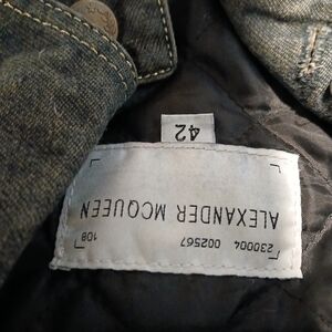 Alexander McQueen Dark Blue Jean Jacket